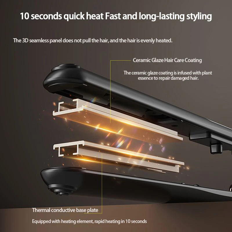 Mini Hair Straightener – Portable Ceramic Flat Iron for Women & Girls | Quick Heating, Travel-Friendly Hair Styling Toolc