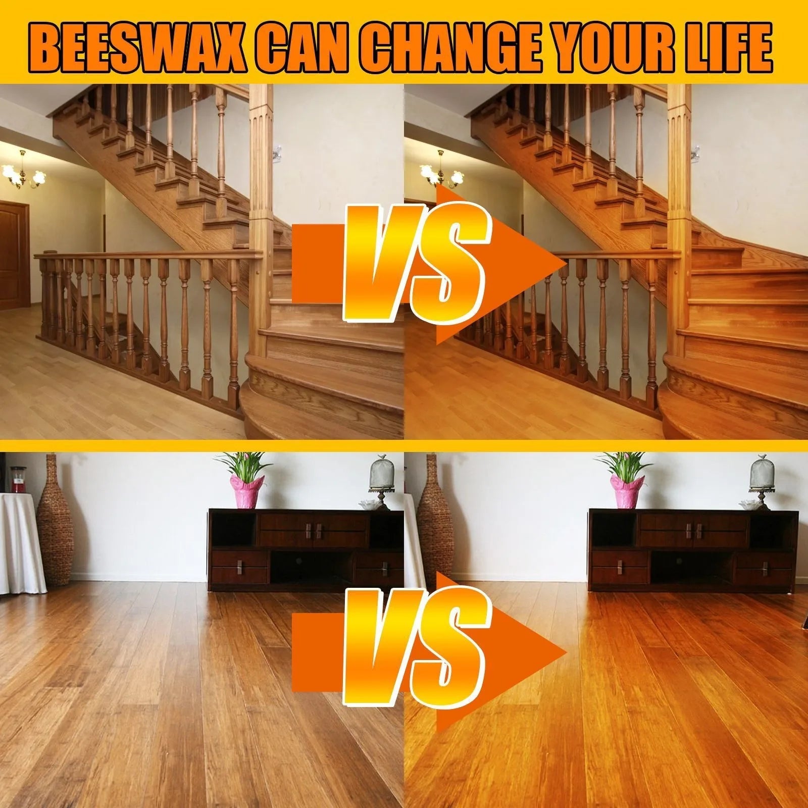 Original Beewax Wood Furniture | Beewax Furniture Polish - Wax, 85gm | Beewax Furniture Polish ,Wood Seasoning Beewax | Natural Wood Wax Traditional Beewax Polish for Wood & Furniture | Beewax Wood Polish and Cleaner for Furniture Care
