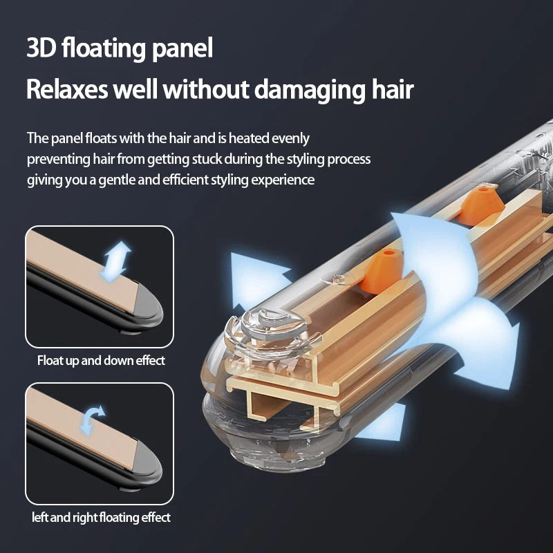 Mini Hair Straightener – Portable Ceramic Flat Iron for Women & Girls | Quick Heating, Travel-Friendly Hair Styling Toolc