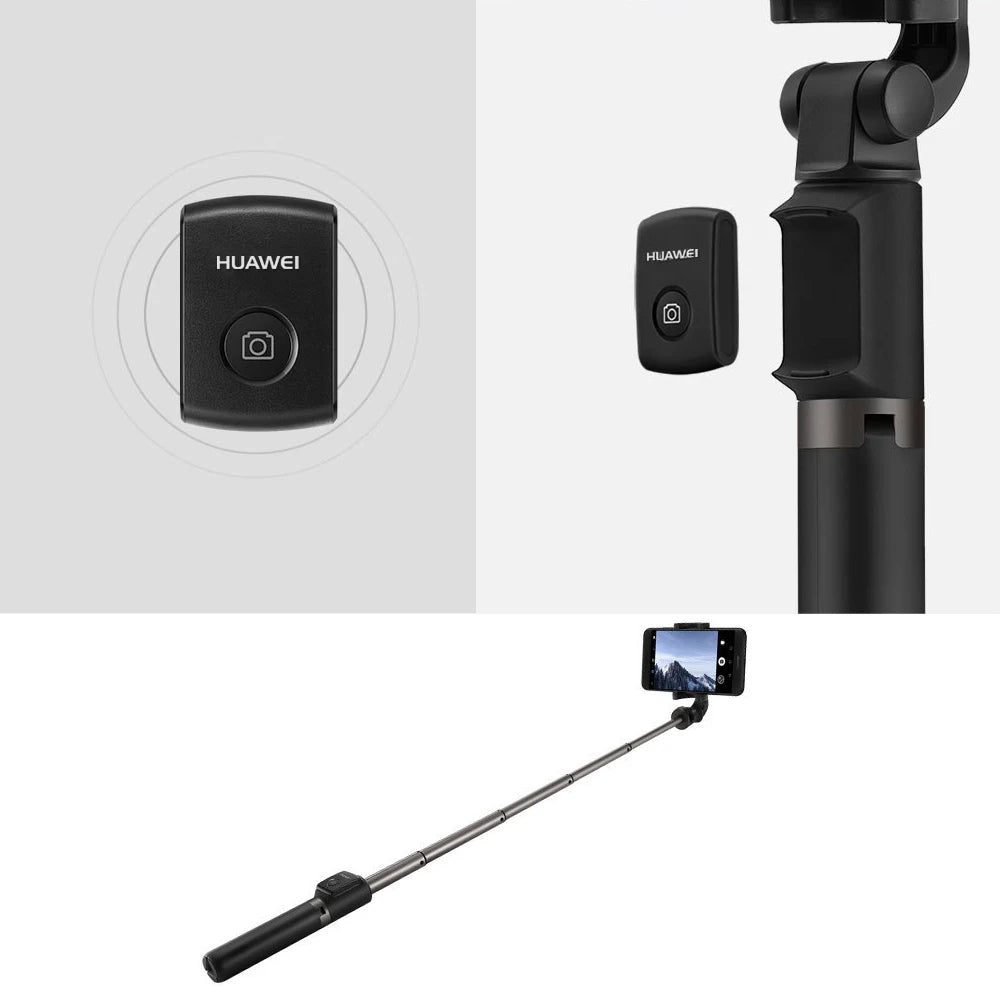 4 in 1 Wireless Selfie Stick & Tripod With Light - 70cm / 100cm / 170cm With & Without Light - Tripod, Selfie Stick, Selfie Light, Bluetooth Shutter - Foldable & Portable For All Mobile Phones With Detachable Charging Cable - Black & Pink