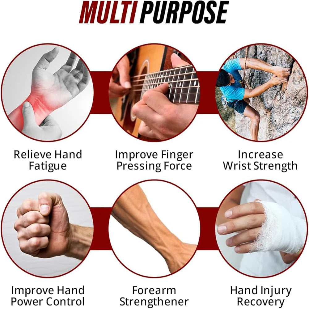 Adjustable Hand Grip 05 - 60 Kg Grip Strengthener - High Quality- R-Shape Hand Grip Adjustable Finger Exerciser Device for Arm Muscle Training Mini Fitness Equipment