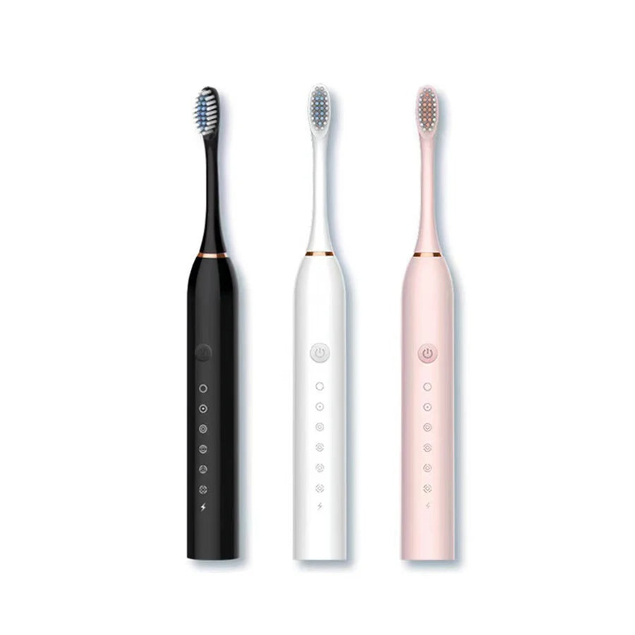 Electric Toothbrush for Adults Teeth Cleaner Soft DuPont Bristle Portable Battery Endurance IPX6 Waterproof Oral Care