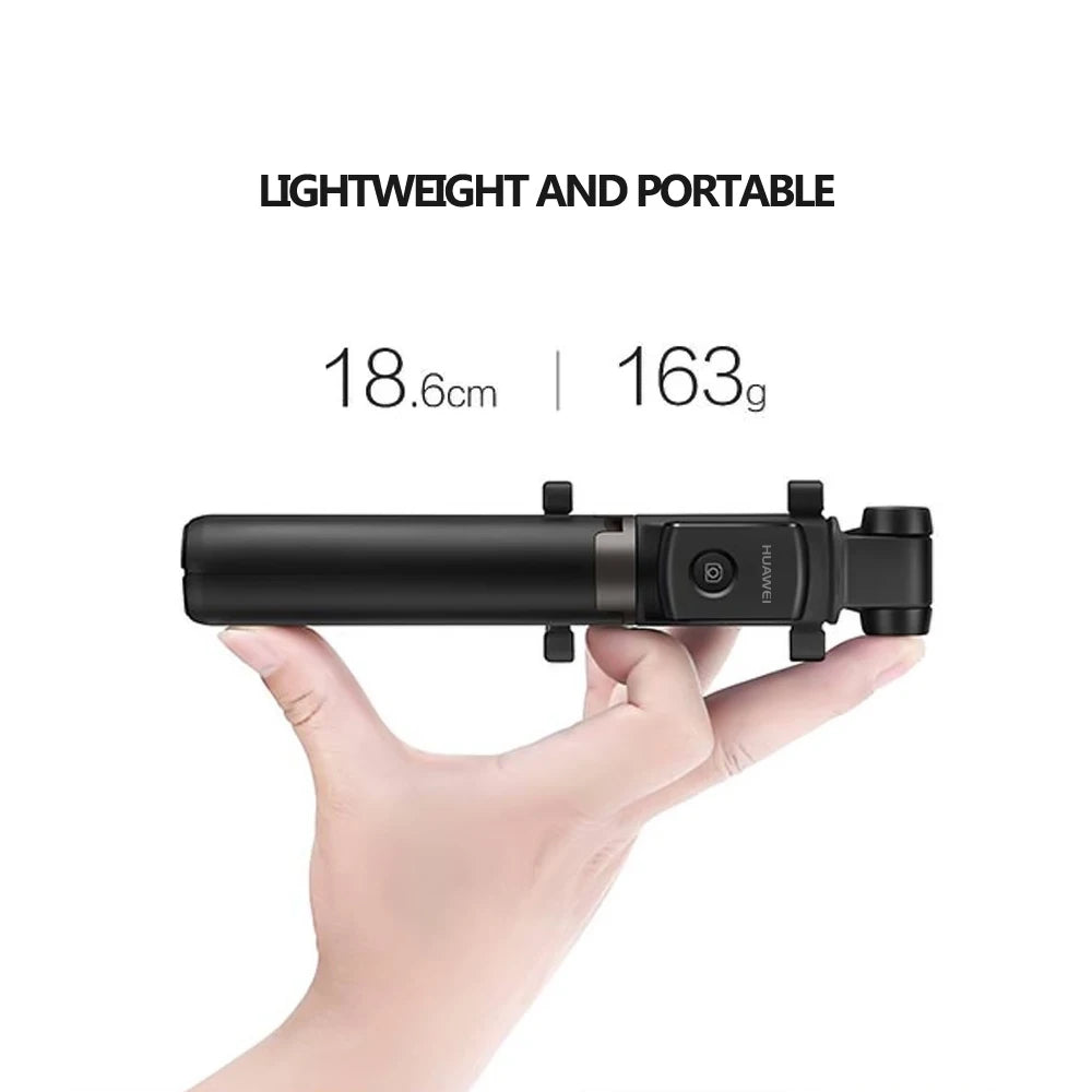 4 in 1 Wireless Selfie Stick & Tripod With Light - 70cm / 100cm / 170cm With & Without Light - Tripod, Selfie Stick, Selfie Light, Bluetooth Shutter - Foldable & Portable For All Mobile Phones With Detachable Charging Cable - Black & Pink